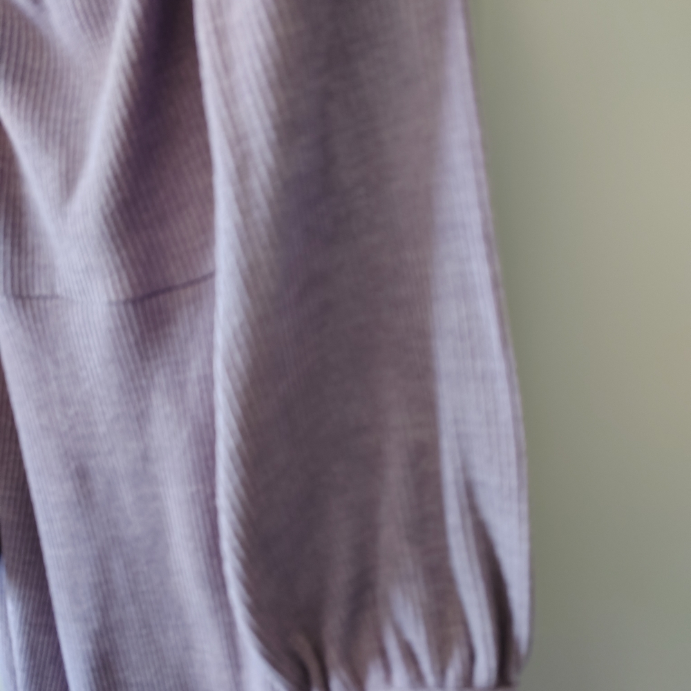 Lulus Ribbed Knit Sweater - Lavender In Large - Picture 3 of 6
